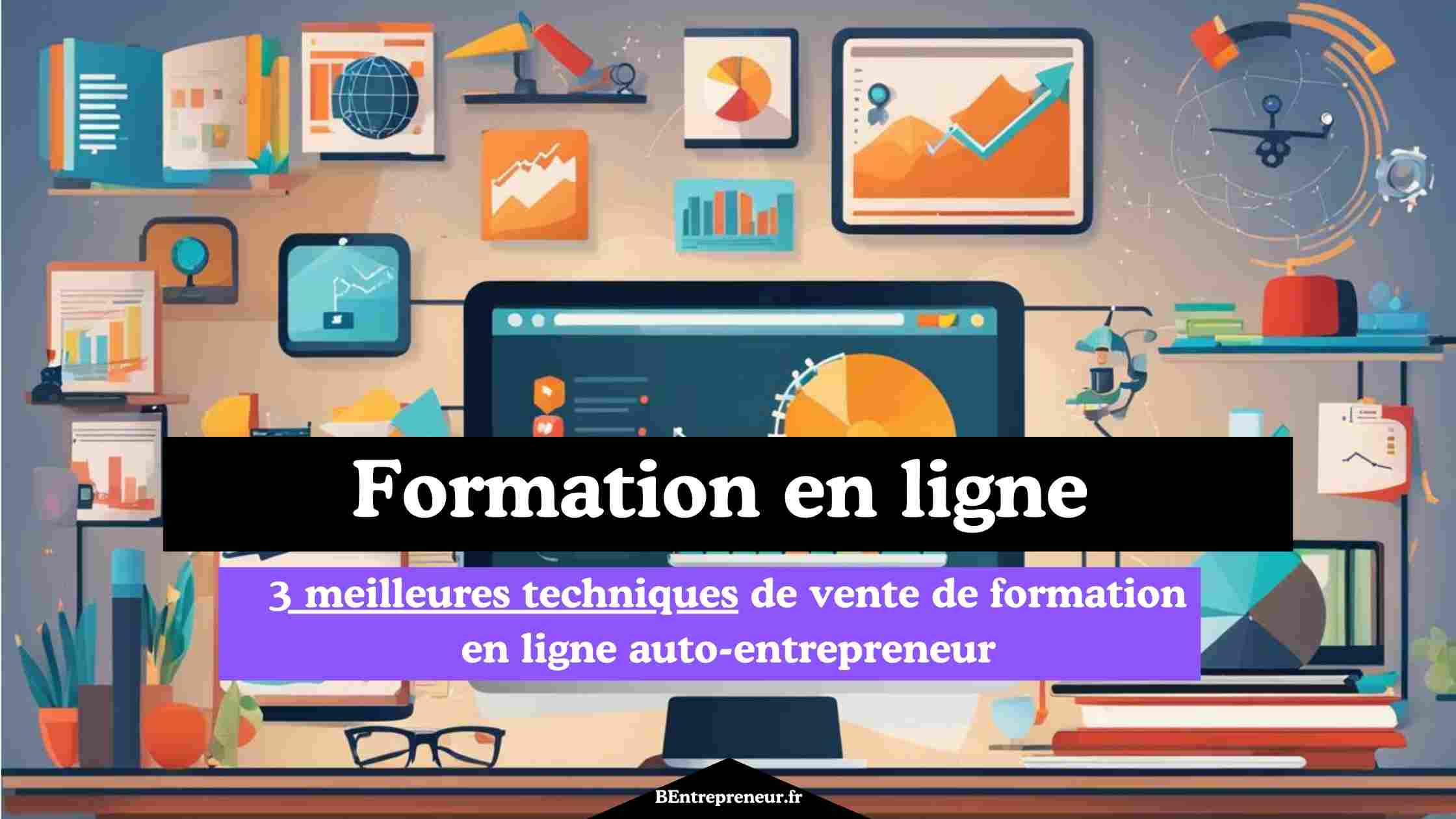 vente de formation en ligne auto-entrepreneur