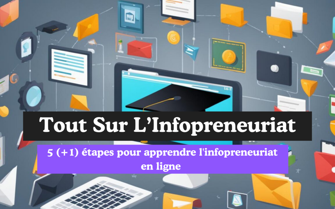 5 (+1) Étapes pour apprendre l&rsquo;Infopreneuriat en Ligne cette Année!