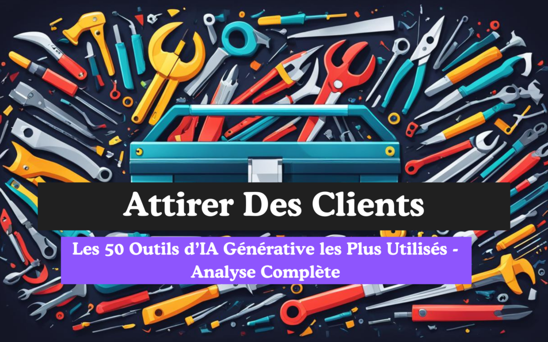Les 50 Outils IA Générative les Plus Utilisés pour Créer du Contenu !