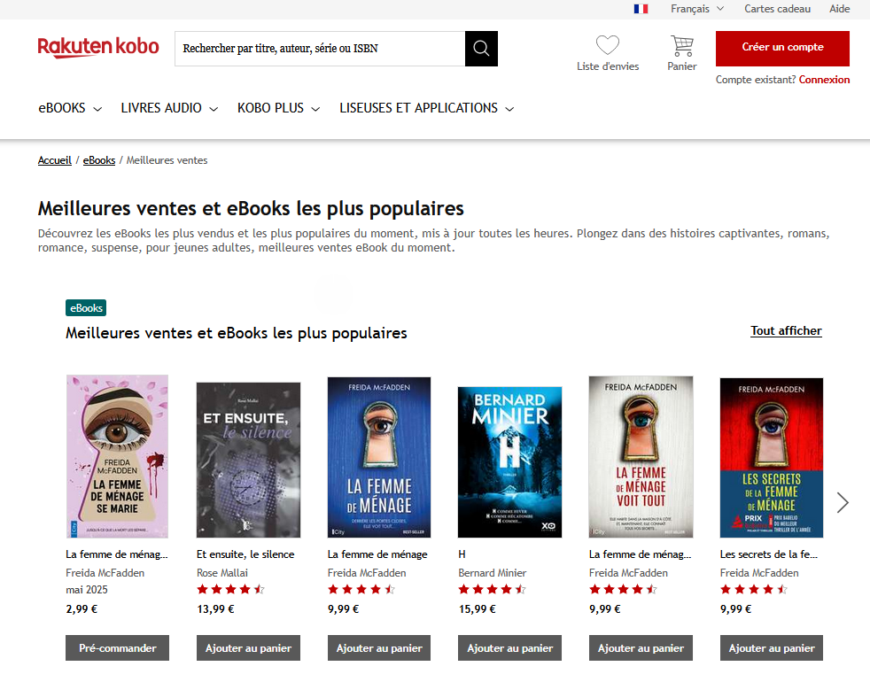 vendre produits numériques comme des ebooks