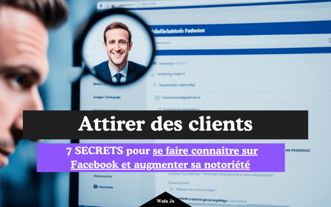 7 secrets sur comment se faire connaitre sur facebook