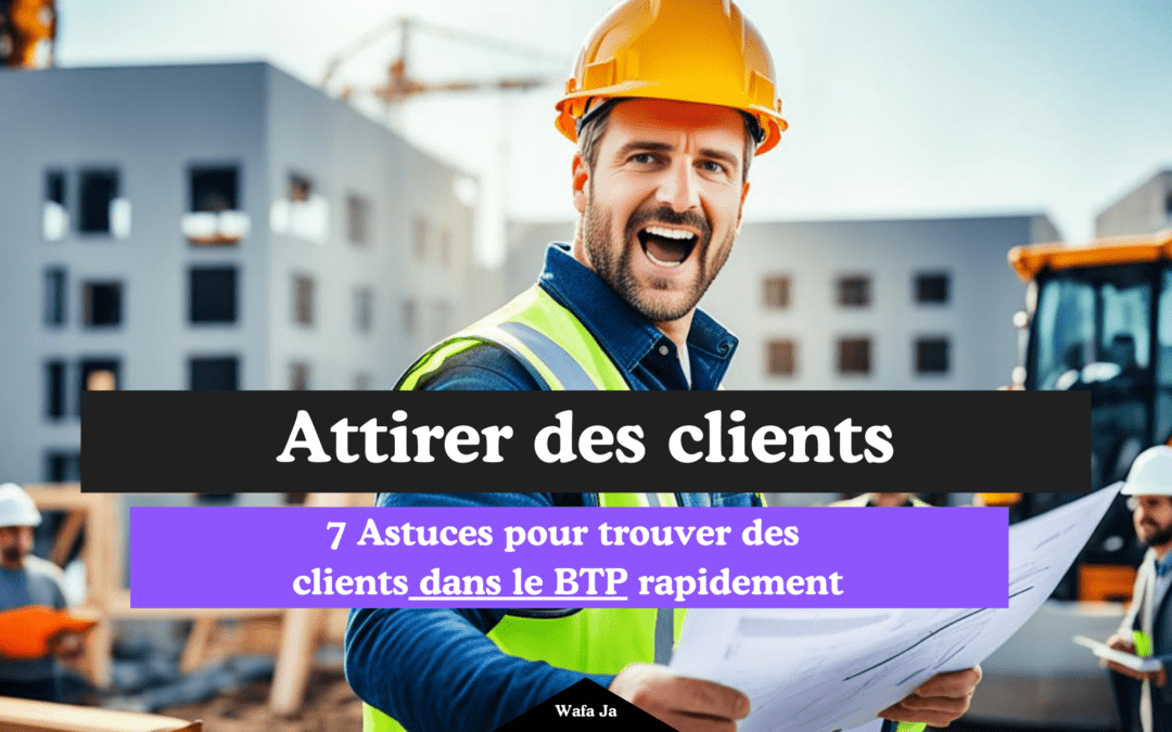 Trouver des clients BTP : 7 techniques pour gagner des chantiers