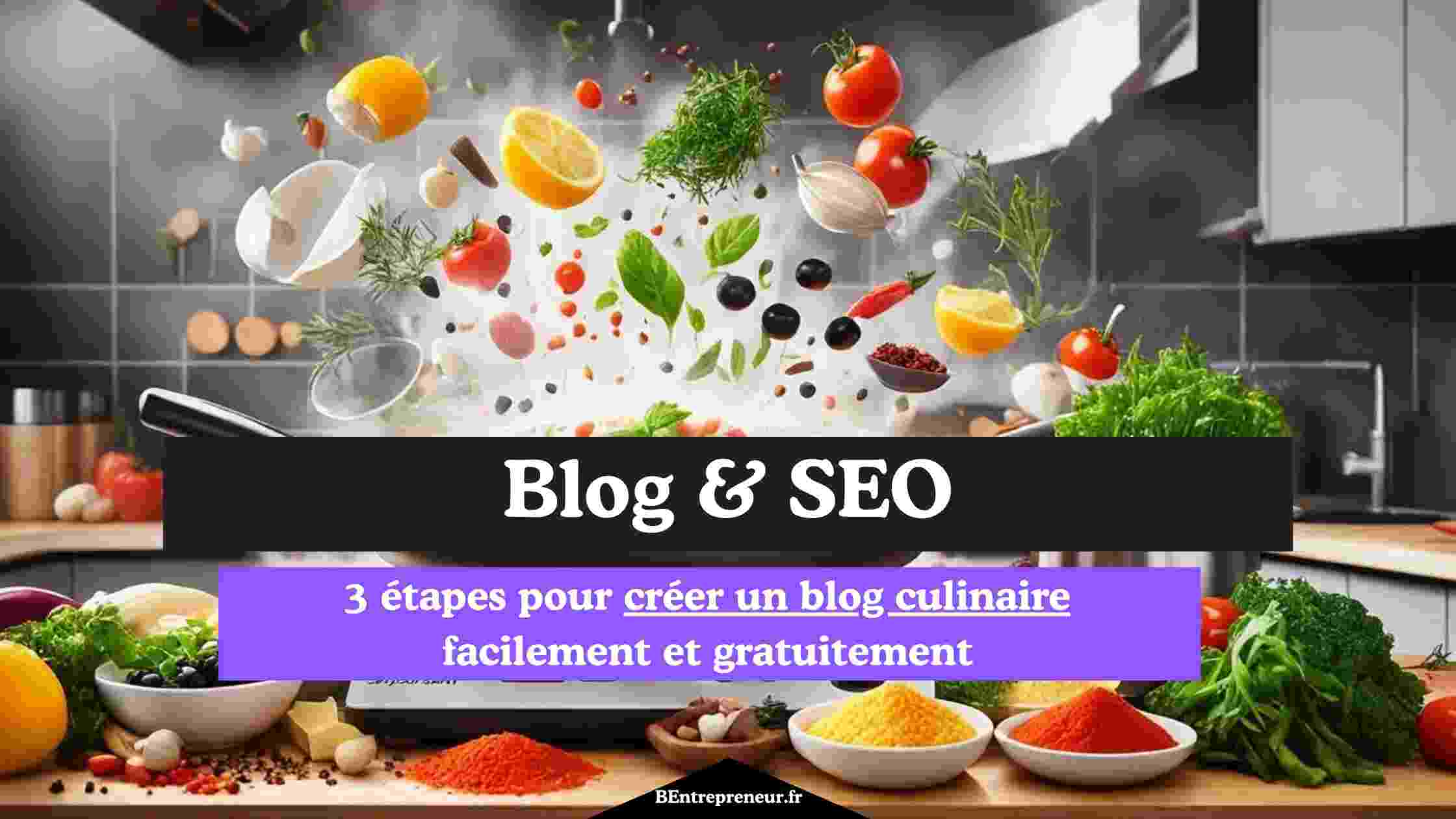 créer un blog culinaire