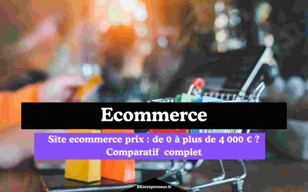 Site ecommerce prix : de 0 à plus de 4 000 € ? Comparatif