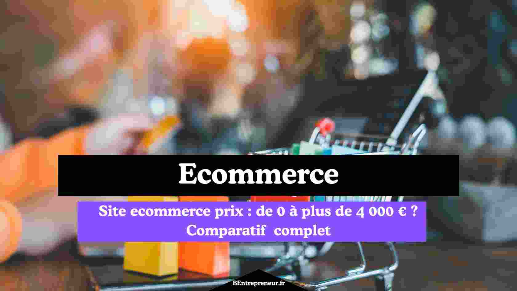 Site ecommerce prix