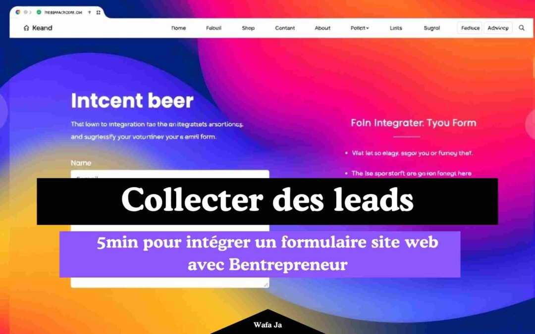 Intégrer formulaire site web : 5 min pour le faire (No CODE)