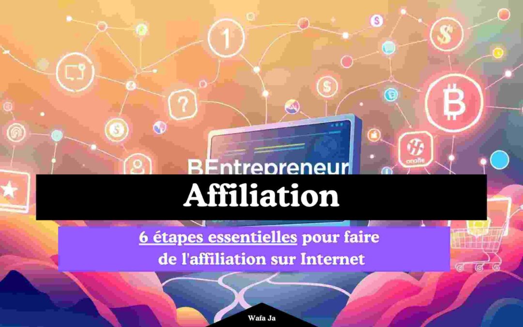 Comment faire affiliation sur Internet ? 6 étapes Indispensables