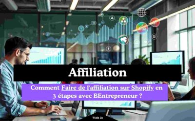 Faire de l’affiliation sur Shopify en 3 étapes avec BEntrepreneur