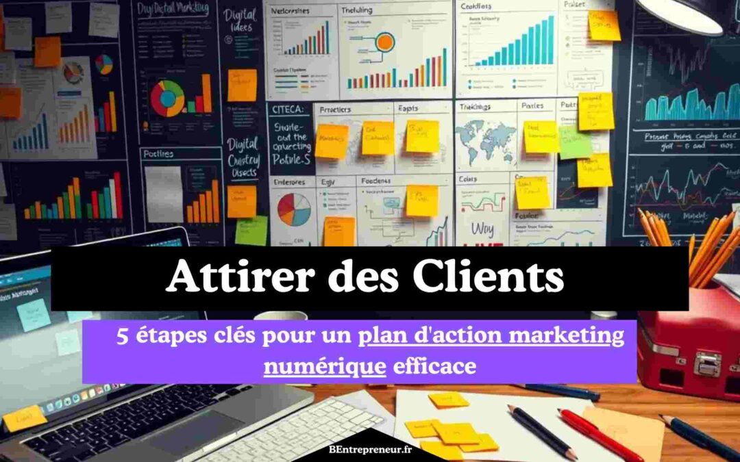 5 étapes clés pour un plan d’action marketing numérique efficace !