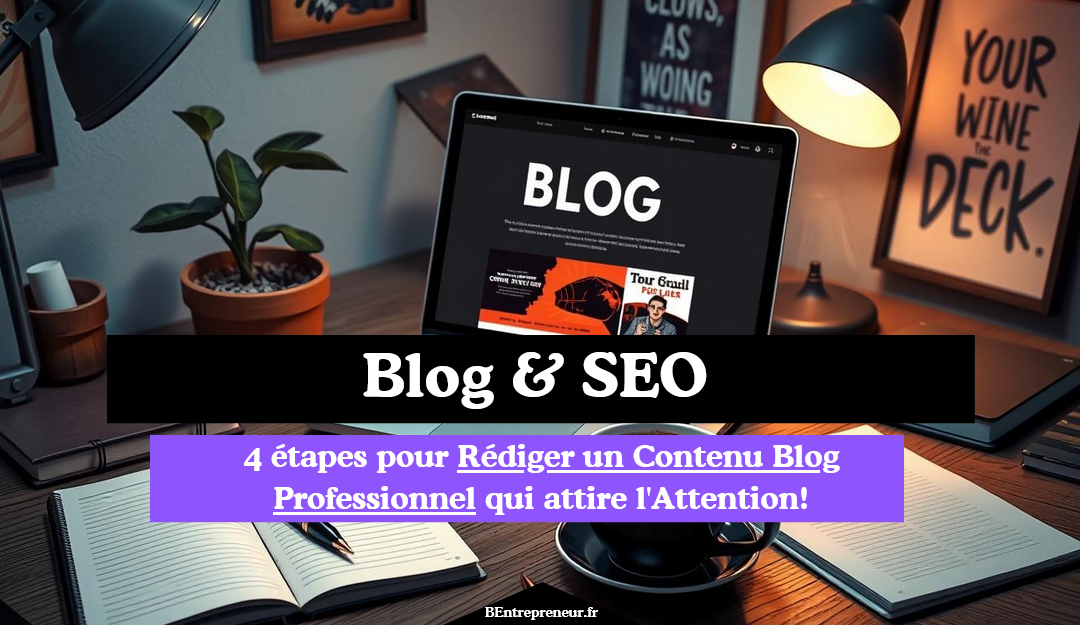4 étapes pour Rédiger un Contenu Blog Professionnel qui attire l’Attention!
