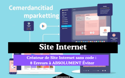 Créateur de Site Internet sans code : 8 Erreurs à ABSOLUMENT Éviter