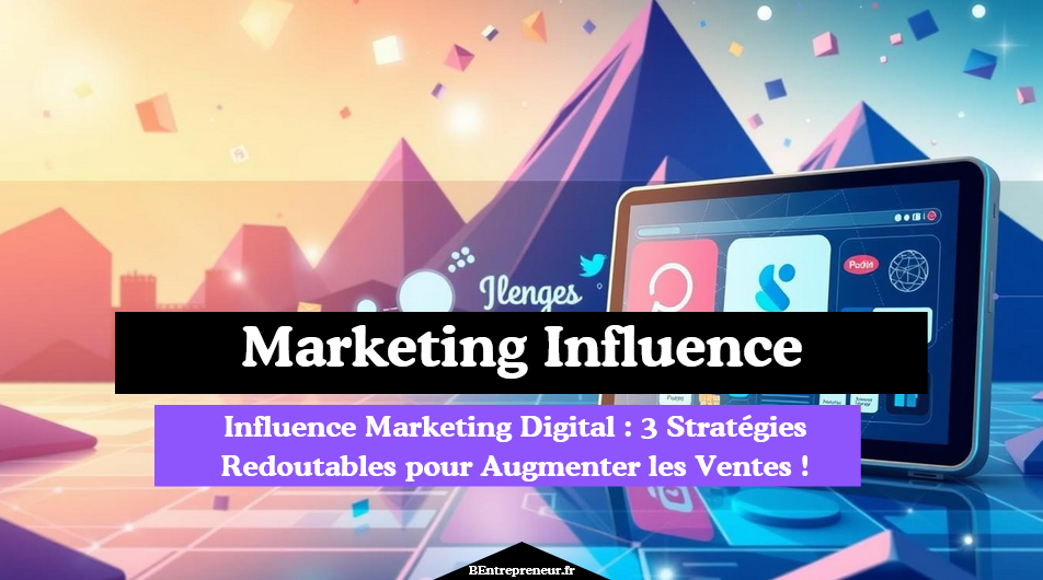 Influence Marketing Digital 3 Stratégies pour Augmenter les Ventes