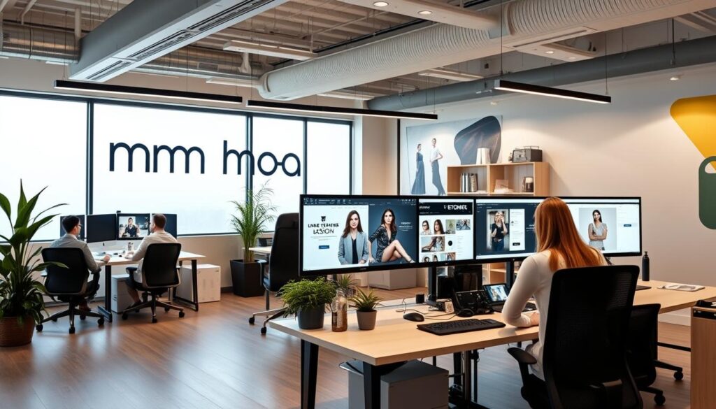 Logo et bureaux de l'entreprise ModeEthique utilisant une plateforme marketing tout-en-un