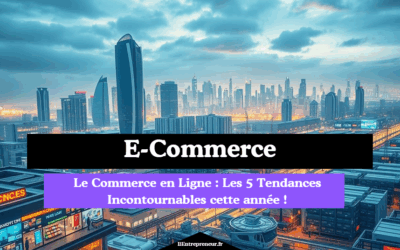 Le Commerce en Ligne : Les 5 Tendances Incontournables cette année !