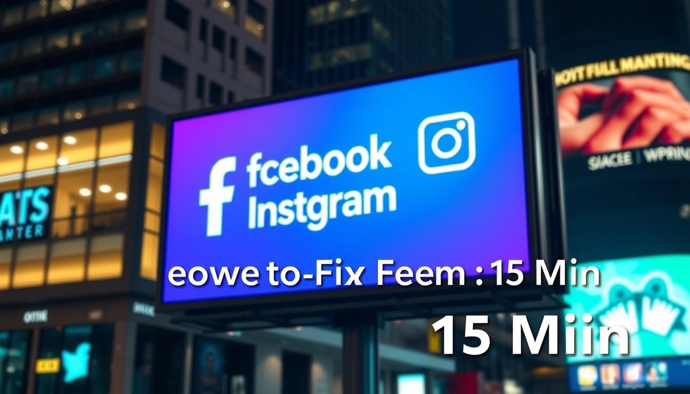 publicité sociale facebook instagram