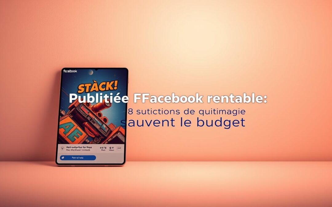 Publicité Facebook rentable : 8 optimisations qui sauvent le budget