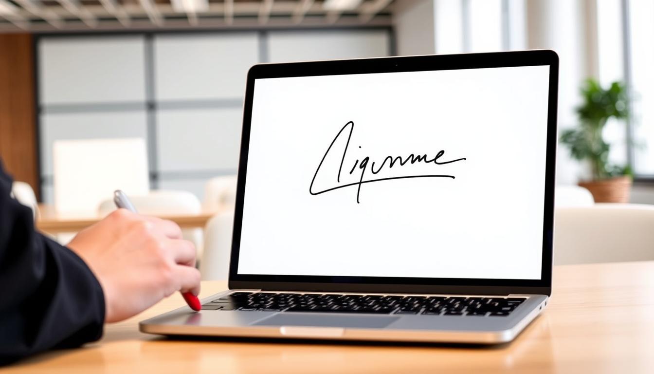 signature électronique en ligne