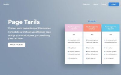 Page Tarifs : 10 blocs qui lèvent 8 objections et augmentent le panier