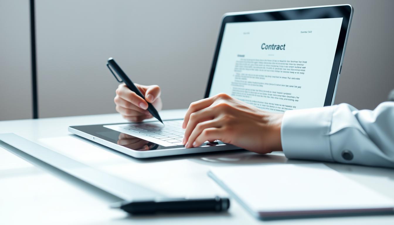 signature électronique contrat